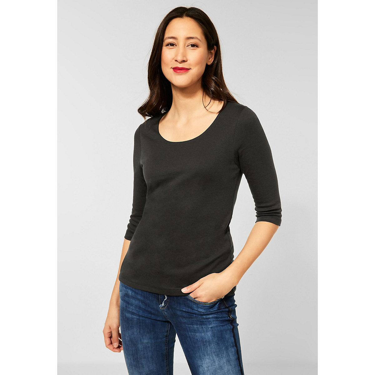 Street One Basic Shirt olive EN5972 Street One Basic Shirt olive EN5972