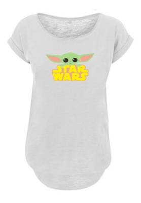 Star Wars Star Wars The Mandalorian Baby Yoda Star Wars Logo Premium Krieg der Sterne Fan Merch Darth Vader Yoda Han Solo Boba Fett Mandalorian R2D2 T-Shirts weiß