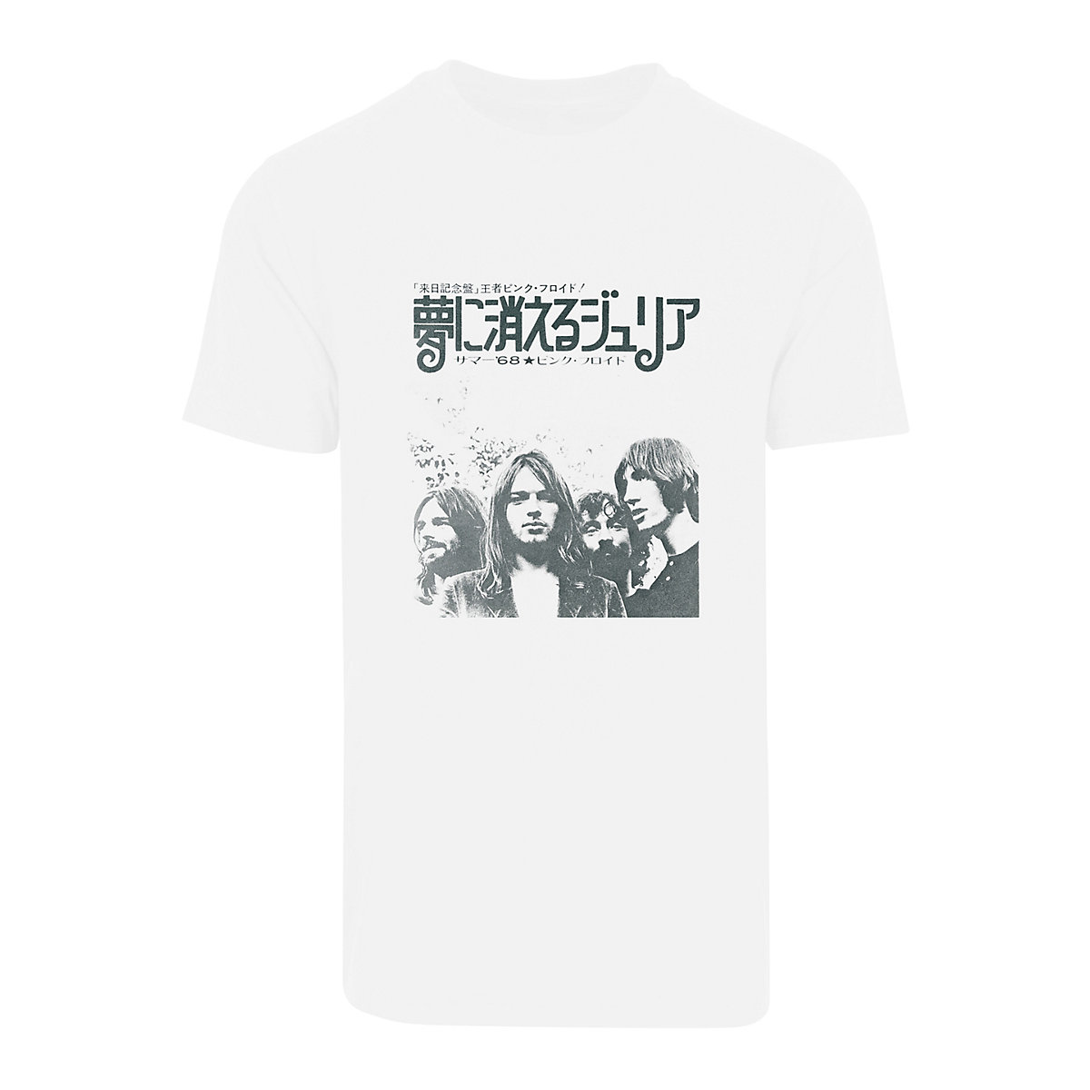 F4NT4STIC Pink Floyd Julia Dream Summer Premium Rock Metal Musik Fan Merch T-Shirts weiß