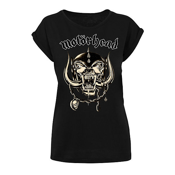Bekleidung T-Shirts F4NT4STIC Motorhead Warpig And Logo - Premium Rock Band Musik Merch T-Shirts schwarz