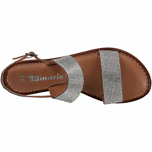 Schuhe Klassische Sandalen Tamaris Tamaris Sandale Klassische Sandalen silber