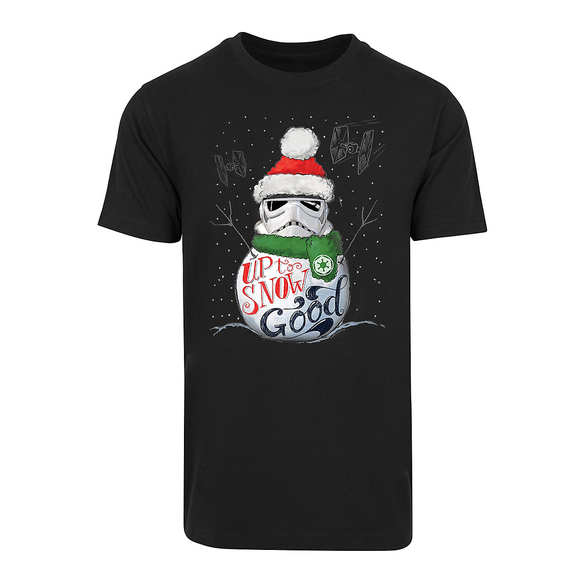 Star Wars Star Wars Stromtrooper Up To Snow Good Premium Krieg der Sterne Fan Merch Darth Vader Yoda Han Solo Boba Fett Mandalorian R2D2 T-Shirts schwarz