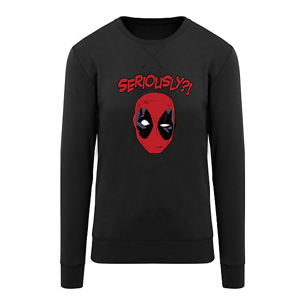 Bekleidung Sweatshirts F4NT4STIC Marvel Deadpool Seriously - Premium Superhelden Iron Man Captain America Hulk Thor Loki Punishe Bekleidung Sweatshirts F4NT4STIC Marvel Deadpool Seriously - Premium Superhelden Iron Man Captain America Hulk Thor Loki Punishe
