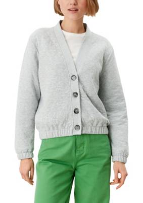 s.Oliver Jacke Sweatjacken grau
