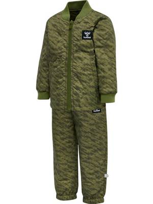 hummel hmlSOBI MINI THERMOSET Schneeanzüge für Kinder olive