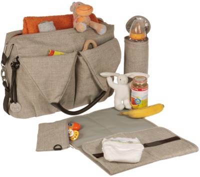 Wickeltasche Greenlabel, Neckline Bag, Choco Melange 2