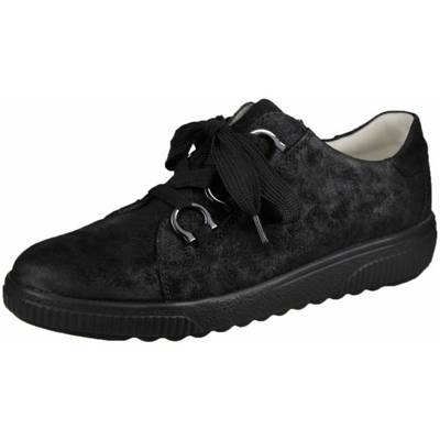 WALDLÄUFER Schnürhalbschuhe schwarz