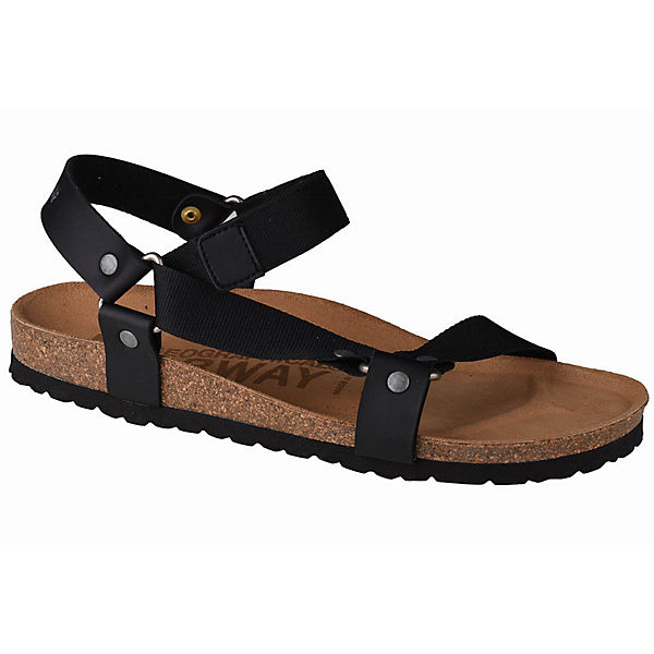 Schuhe Outdoorsandalen GEOGRAPHICAL NORWAY Sandalen Sandalias Planas Tiras GNM20404-01 Outdoorsandalen schwarz
