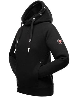 NAVAHOO Kapuzensweatshirt Liebesmäuschen Sweatshirts schwarz