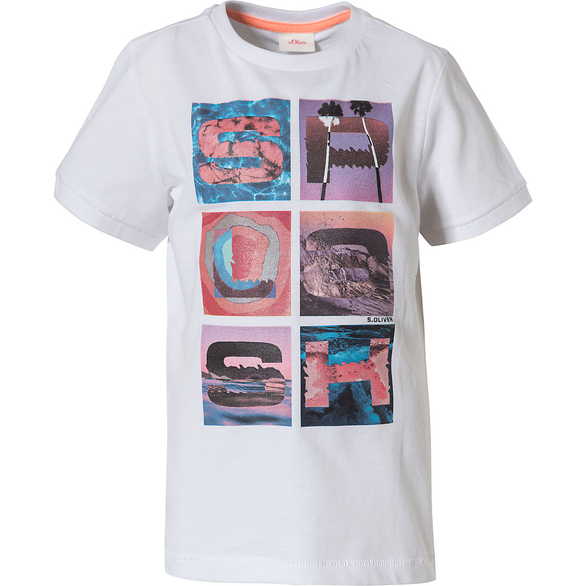 s.Oliver T-Shirt für Jungen weiß