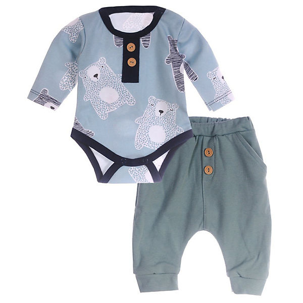 Body und Hose Set Baby Anzug 2 Teilig Bodys für Kinder
