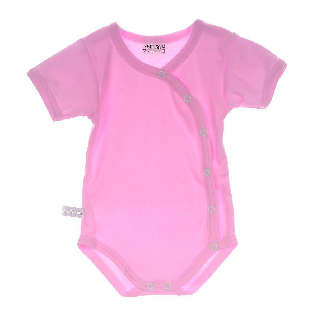 La Bortini Baby Body Kurzarmbody Wickelbodys für Mädchen rosa