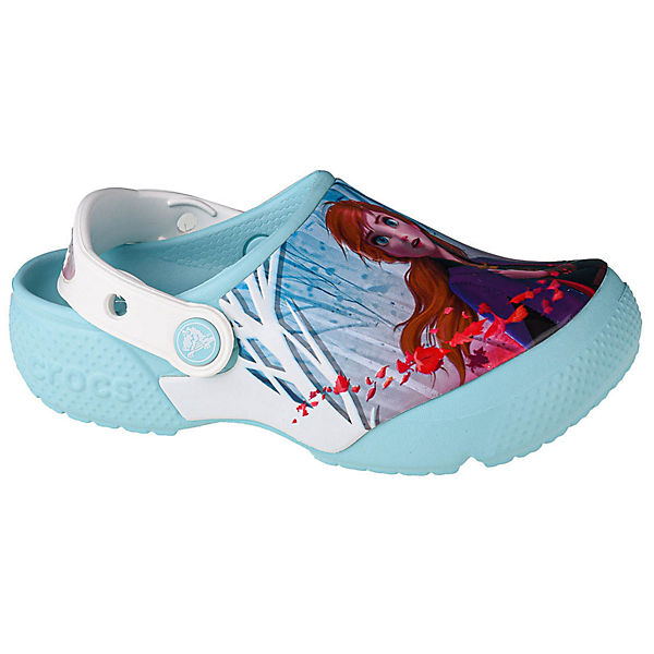 Schuhe Badelatschen crocs Badelatschen Fun Lab OL Disney Frozen 2 Clog 206167-4O9 Badelatschen für Mädchen blau