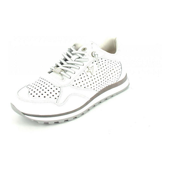 Schuhe Schnürschuhe Cetti Sneaker Sneakers Low weiß