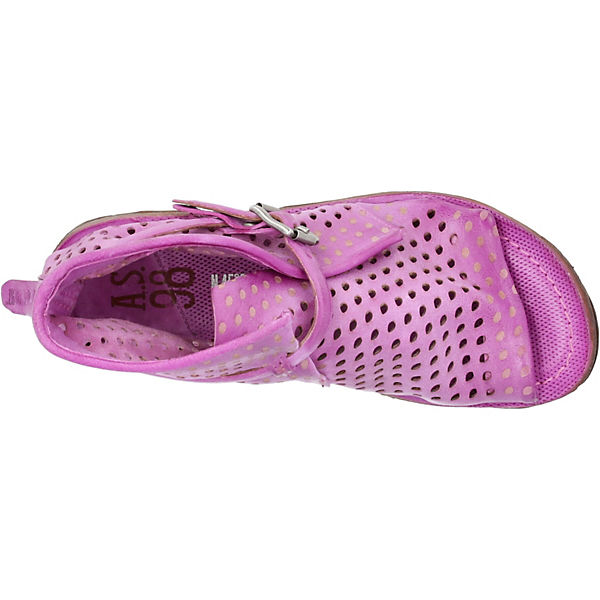 Schuhe Klassische Sandalen A.S.98 Schaftsandale Klassische Sandalen pink
