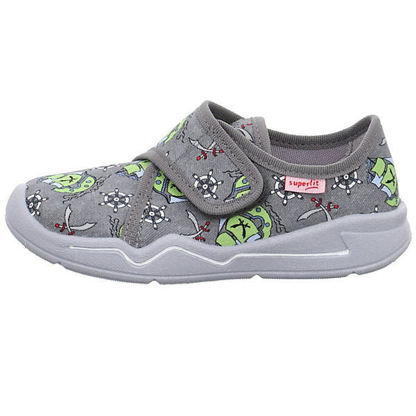 Schuhe Geschlossene Hausschuhe superfit Jungen Hausschuhe Benny Hausschuh Kinderschuhe Textil gemustert Hausschuhe grau Schuhe Geschlossene Hausschuhe superfit Jungen Hausschuhe Benny Hausschuh Kinderschuhe Textil gemustert Hausschuhe grau