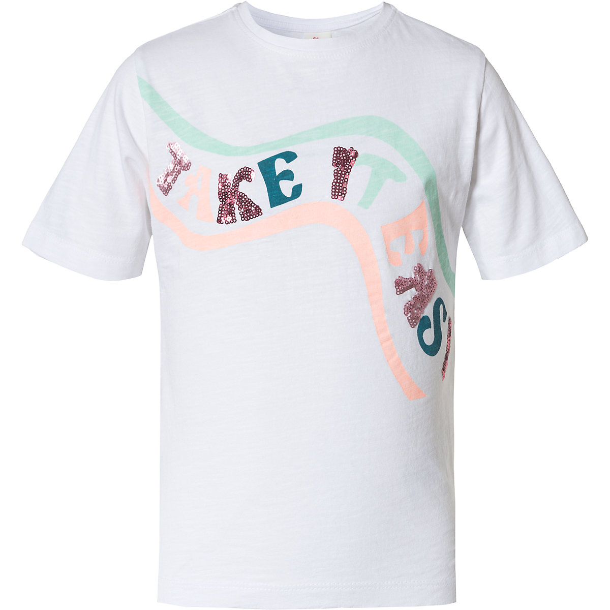 s.Oliver T-Shirt für Mädchen weiß