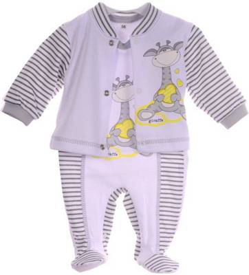 La Bortini Baby Set Strampler und Hemdchen Strampler für Jungen weiß