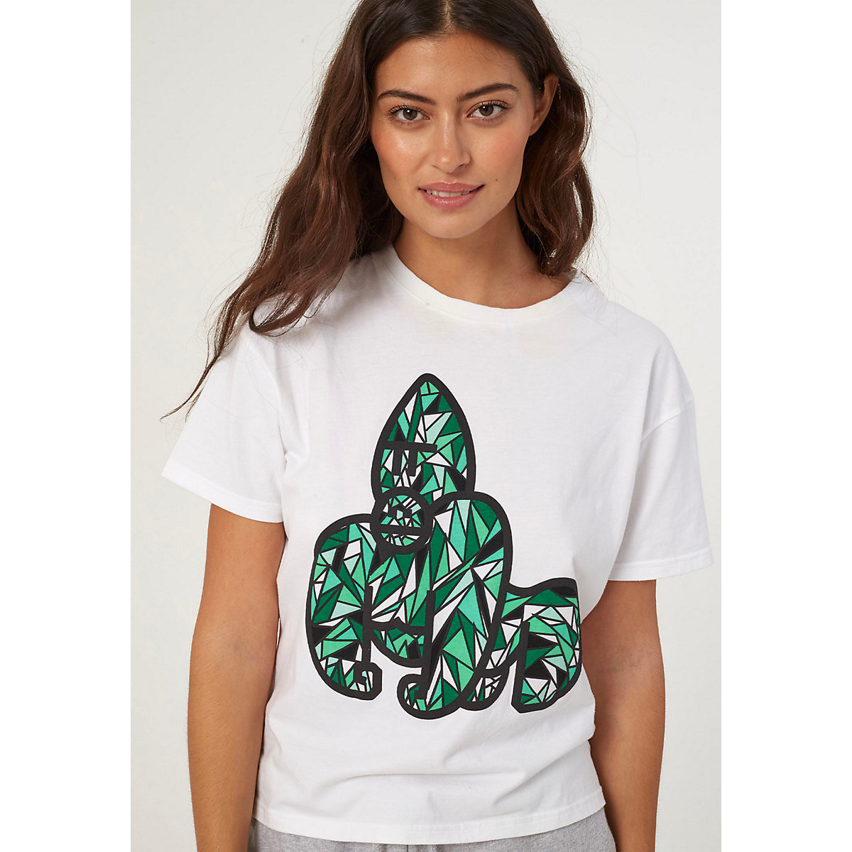 THAT GORILLA BRAND T-Shirt SILVERBACK EMERGING GORILLA WOMEN T T-Shirts weiß THAT GORILLA BRAND T-Shirt SILVERBACK EMERGING GORILLA WOMEN T T-Shirts weiß