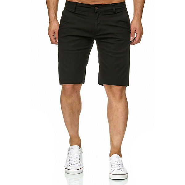 Bekleidung Shorts ARIZONAS Chino Capri Shorts Kurze Bermuda Sommer Hose Fredy & Roy schwarz