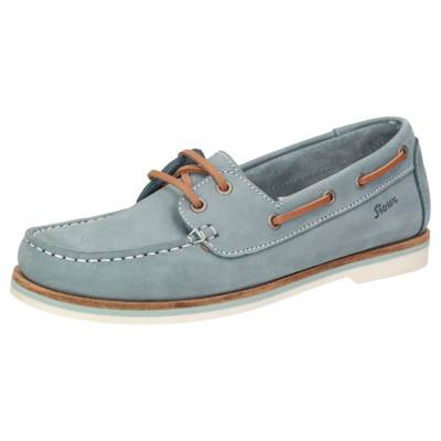 Sioux Mokassin Nakimba-700 Schnürschuhe blau