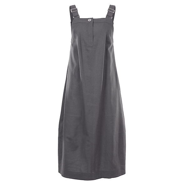 Bekleidung Freizeitkleider HELMIDGE A-Linien-Kleid Midikleid Kleider dunkelgrau