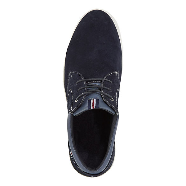 Schuhe Klassische Halbschuhe Roger Kent Schnürschuh aus weichem Leder Schuhweite: H blau
