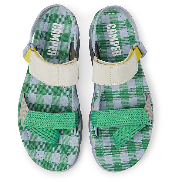 Schuhe Klassische Sandalen CAMPER Oruga Up Klassische Sandalen blau/grün