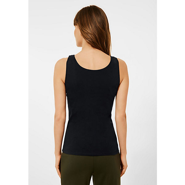 Bekleidung Tops CECIL Top in Unifarbe Tops schwarz Bekleidung Tops CECIL Top in Unifarbe Tops schwarz