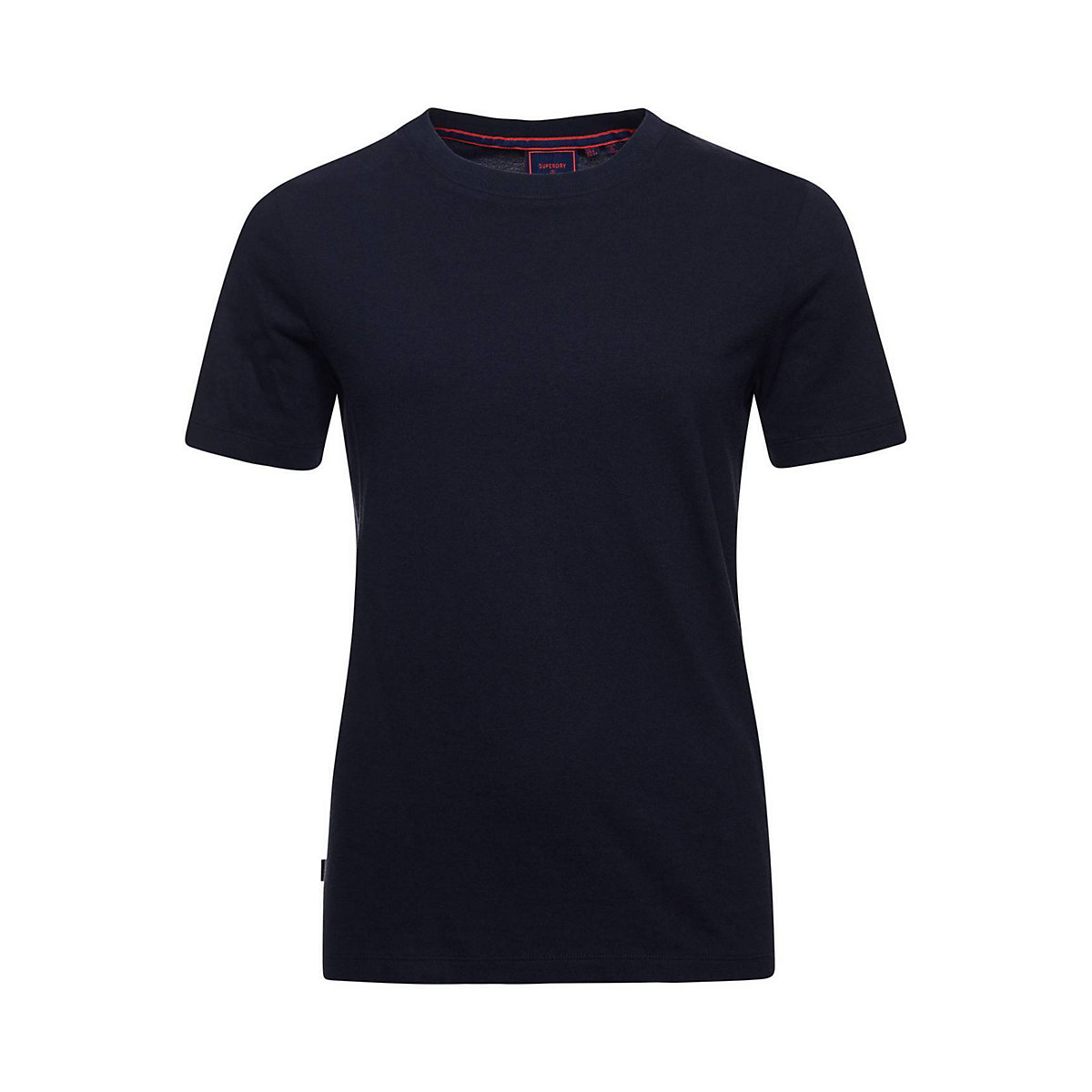 Superdry Damen T-Shirt VINTAGE LOGO EMB TEE Rundhals einfarbig T-Shirts dunkelblau