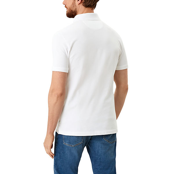 Bekleidung T-Shirts s.Oliver Klassisches Poloshirt T-Shirts weiß Bekleidung T-Shirts s.Oliver Klassisches Poloshirt T-Shirts weiß