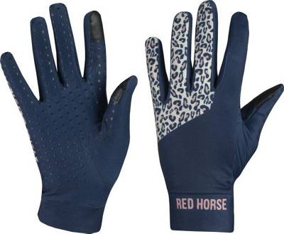 RED HORSE Reithandschuhe für Mädchen blau