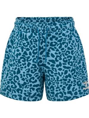hummel hmlFLOWY AOP SHORTS Shorts für Mädchen blau