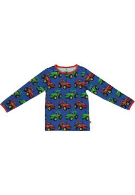 Smafolk Traktor Sweatshirts blau