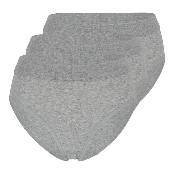 Bekleidung Slips, Panties & Strings Speidel Maxi-Slip 3er Pack bio.cotton Plus Slips grau