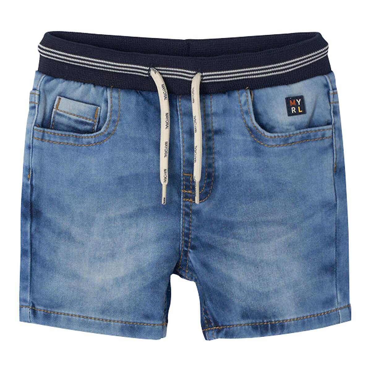Mayoral Jeans-Shorts 5 Pocket Softbund blau