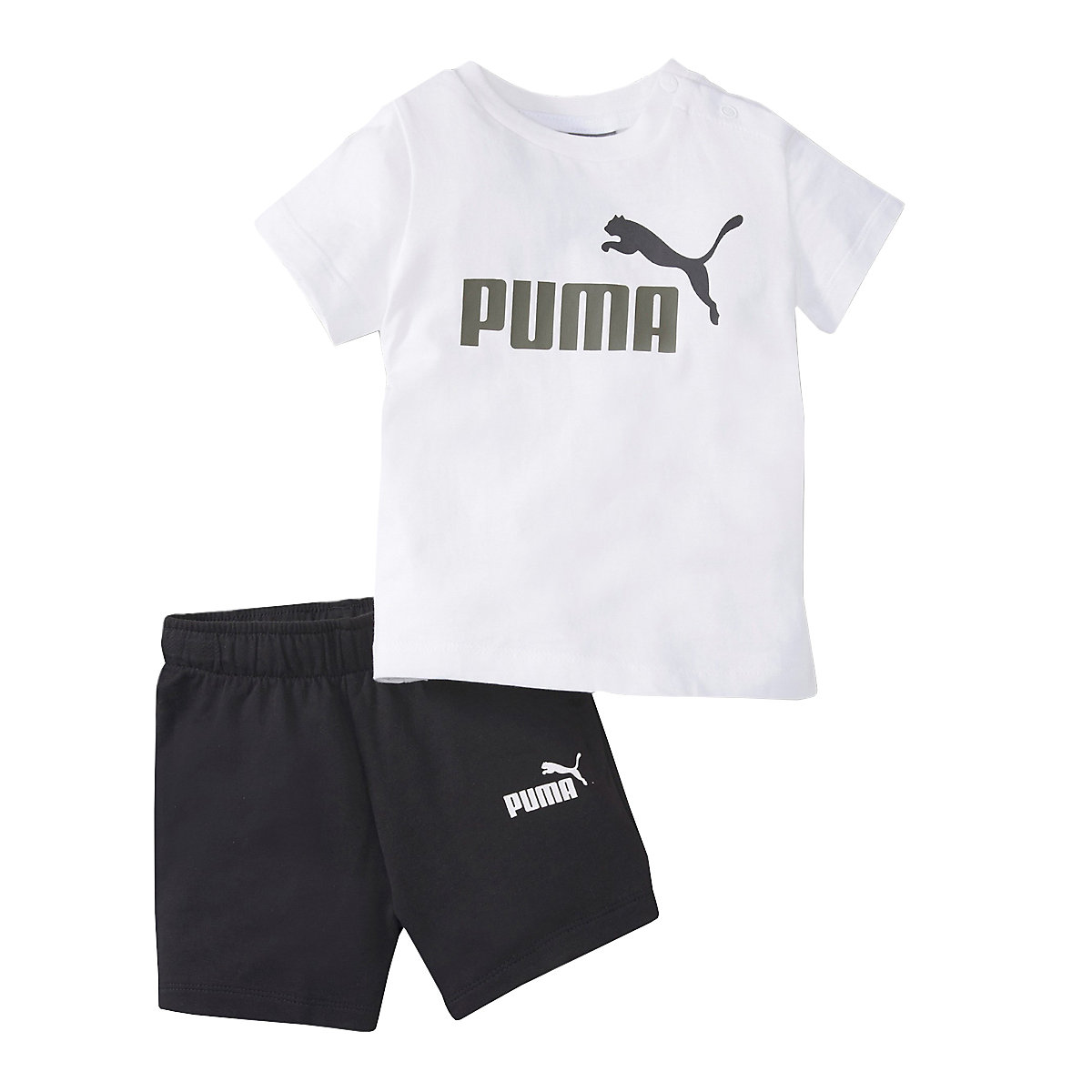 PUMA Minicats Tee Short Set 845839-02 T-Shirts für Jungen weiß