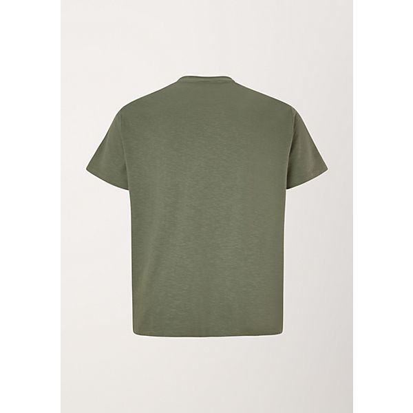 Bekleidung T-Shirts s.Oliver T-Shirt mit Frontprint T-Shirts olive