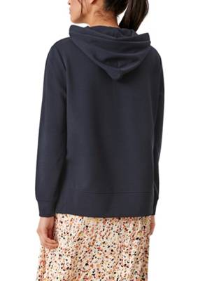 s.Oliver Sweatshirt mit Seitenschlitzen Sweatshirts blau