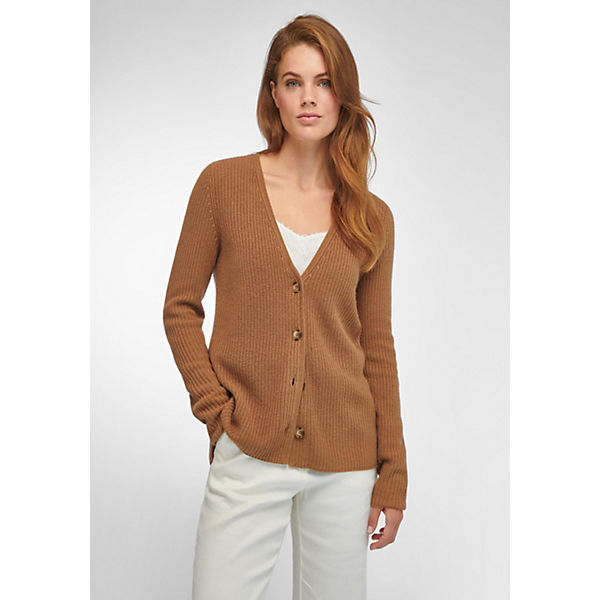 Bekleidung Pullover Include Strickjacke silk Pullover braun