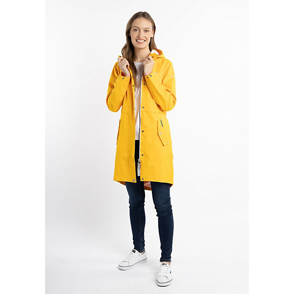 Bekleidung Klassische Mäntel Schmuddelwedda Regenparka yuka Mäntel gelb Bekleidung Klassische Mäntel Schmuddelwedda Regenparka yuka Mäntel gelb