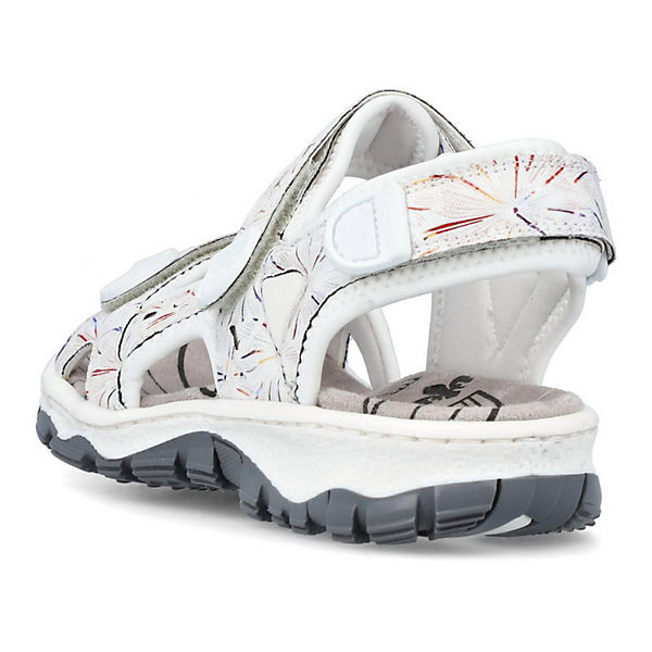 Schuhe Komfort-Sandalen rieker Sandale Komfort-Sandalen weiß