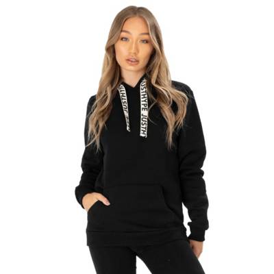 justhype Drawcord Hoodie NXTWOM3017 Sweatshirts schwarz