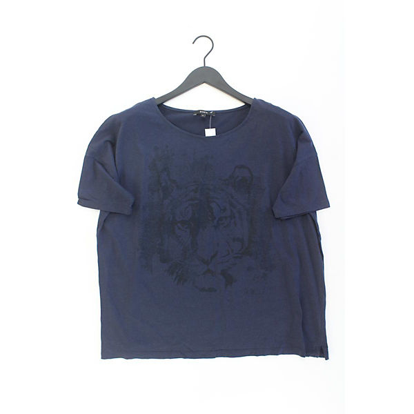 Second Hand - Bonita Printshirt Kurzarm blau aus Baumwolle Damen Gr. XL