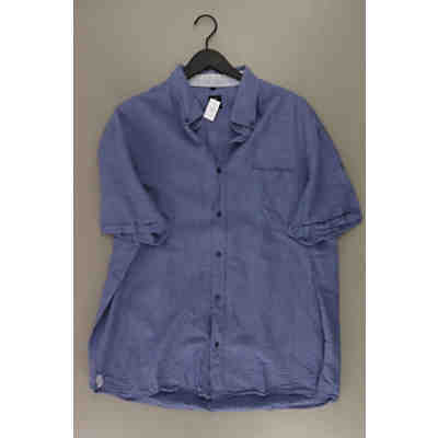 Second Hand - Kurzarmhemd blau aus Baumwolle M Gr. XXXL