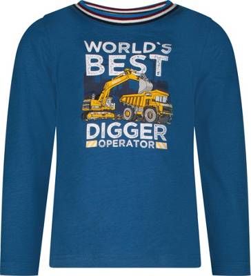 Salt and Pepper Langarmshirt für Jungen blau