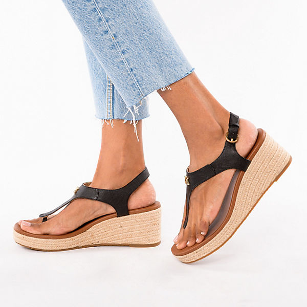 Schuhe Plateau-Sandaletten MICHAEL KORS Laney Plateau-Sandaletten schwarz Schuhe Plateau-Sandaletten MICHAEL KORS Laney Plateau-Sandaletten schwarz