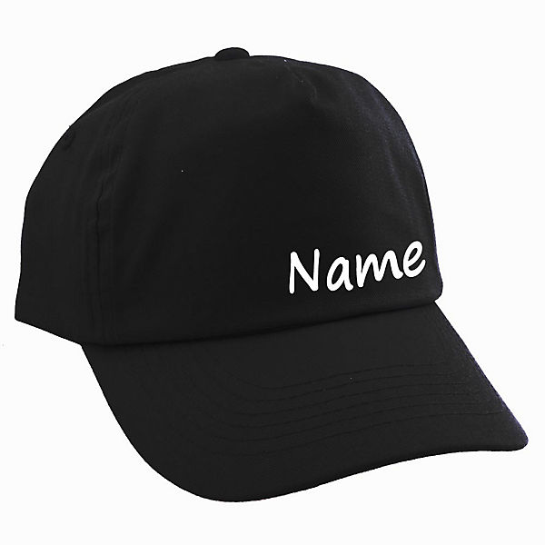 Cap mit Name bedruckt aus Baumwolle personalisiert