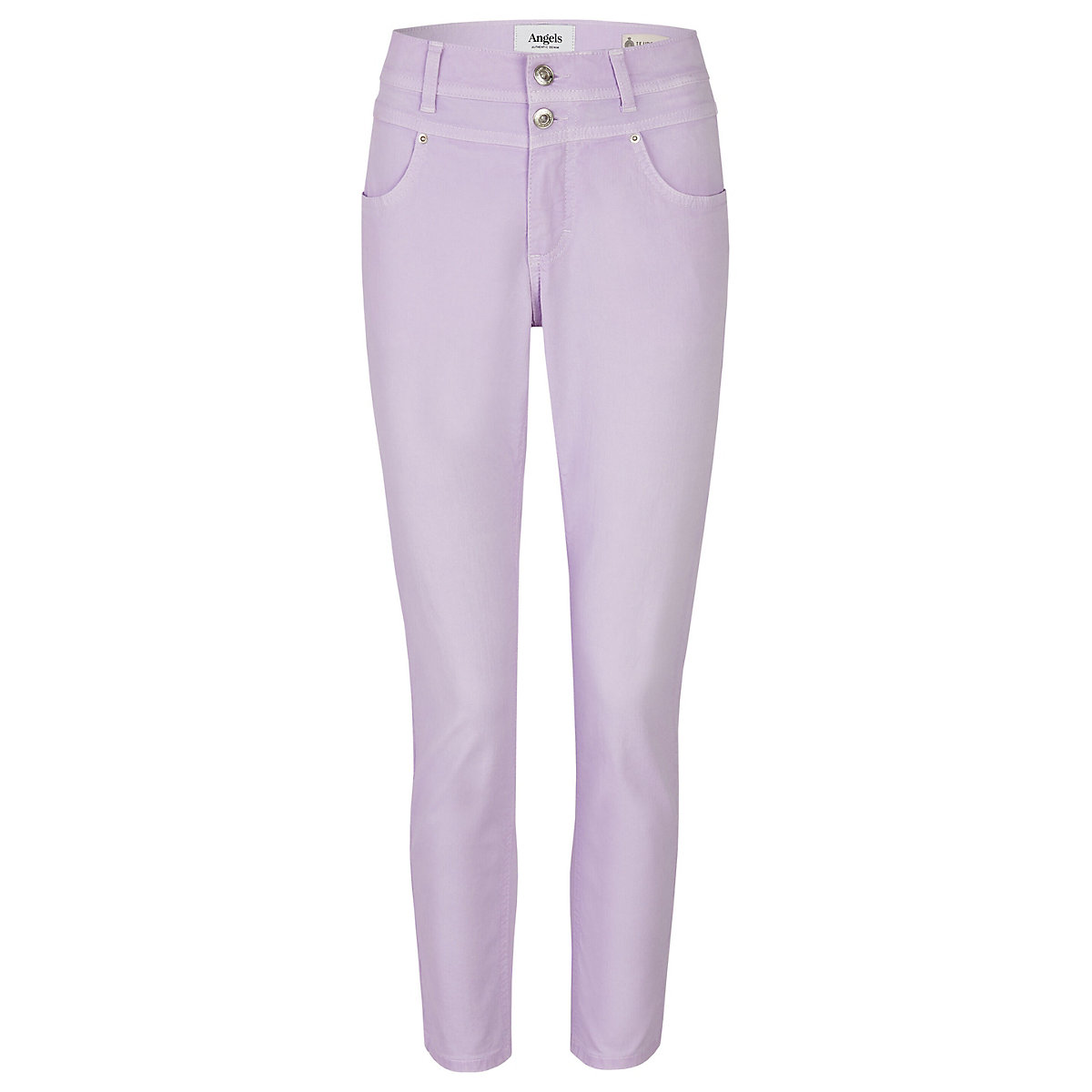 Angels® Slim-Jeans Ornella Button violett