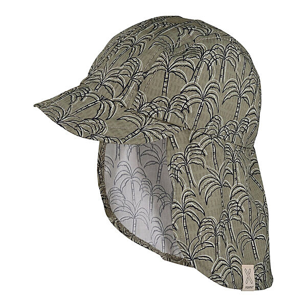 Accessoires Hüte maximo Schirmmütze mit Nackenschutz Palmen grün